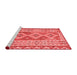 Country Red Washable Rugs