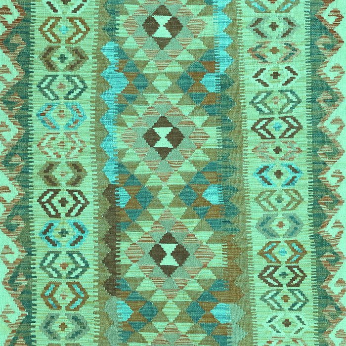 Southwestern Turquoise Country Rug, con675turq