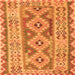 Serging Thickness of Southwestern Orange Country Rug, con675org