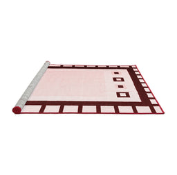 Contemporary Red Washable Rugs