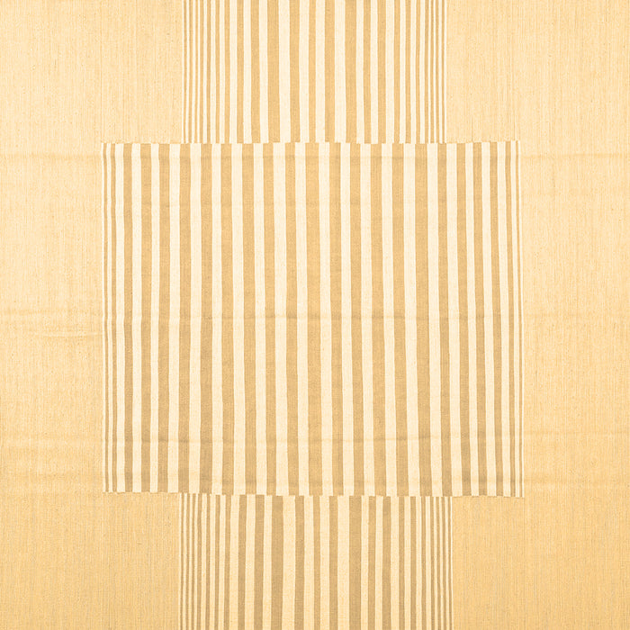 Square Solid Brown Modern Rug, con677brn