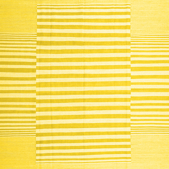 Solid Yellow Modern Rug, con677yw