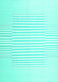 Solid Turquoise Modern Rug, con677turq