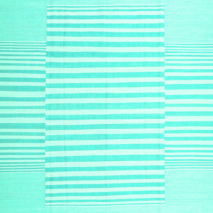 Solid Turquoise Modern Rug, con677turq