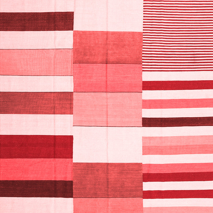 Patchwork Red Transitional Area Rugs