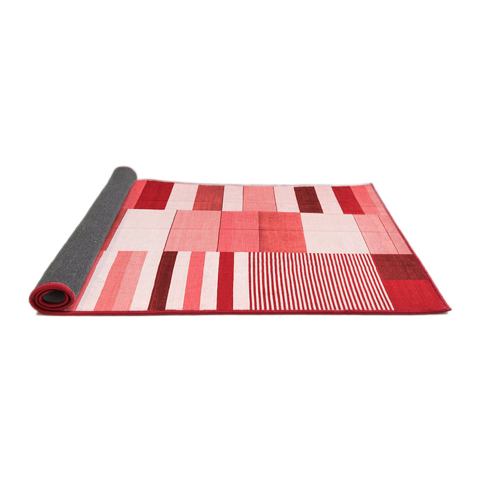 Patchwork Red Transitional Area Rugs