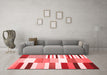 Transitional Red Washable Rugs