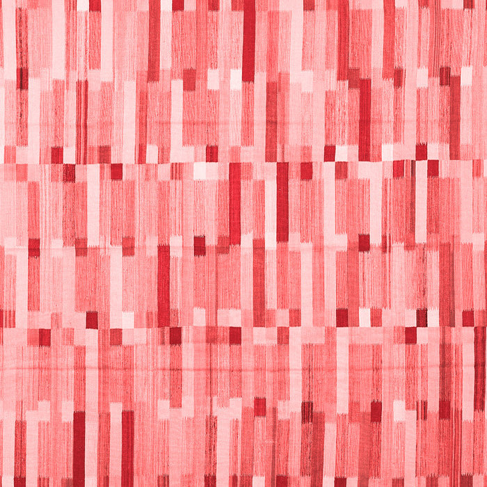 Machine Washable Abstract Red Contemporary Rug, wshcon679red