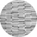 Machine Washable Abstract Gray Contemporary Rug, wshcon679gry