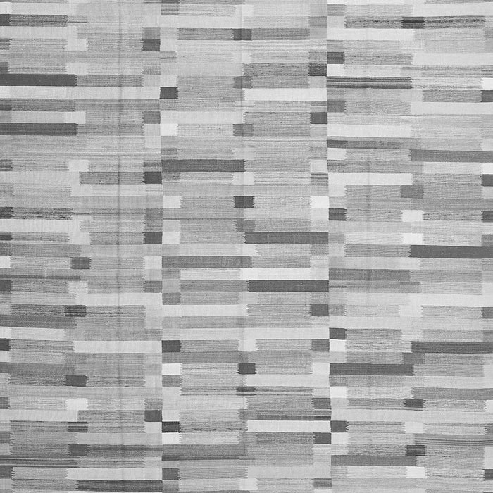 Round Machine Washable Abstract Gray Contemporary Rug, wshcon679gry