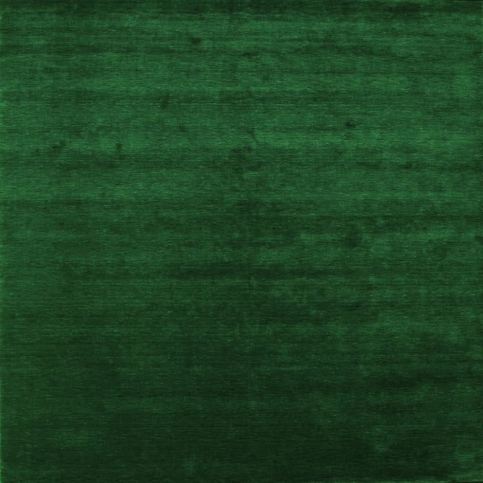 Round Machine Washable Abstract Green Contemporary Area Rugs, wshcon67grn