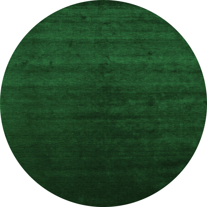 Square Abstract Green Contemporary Rug, con67grn