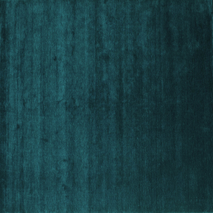 Square Abstract Turquoise Contemporary Rug, con67turq