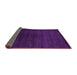 Sideview of Abstract Pink Contemporary Rug, con67pnk