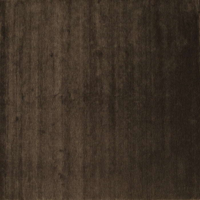 Square Machine Washable Abstract Brown Contemporary Rug, wshcon67brn