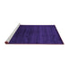 Sideview of Machine Washable Abstract Purple Contemporary Area Rugs, wshcon67pur