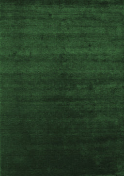 Abstract Emerald Green Contemporary Rug, con67emgrn