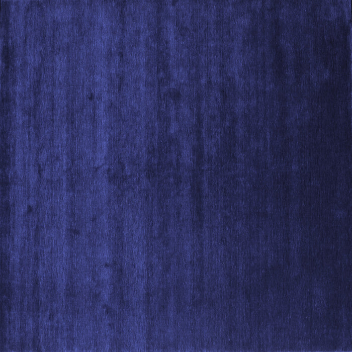 Square Machine Washable Abstract Blue Contemporary Rug, wshcon67blu