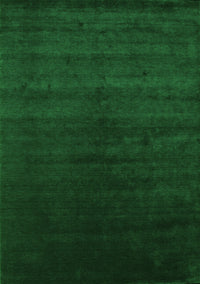 Abstract Green Contemporary Rug, con67grn