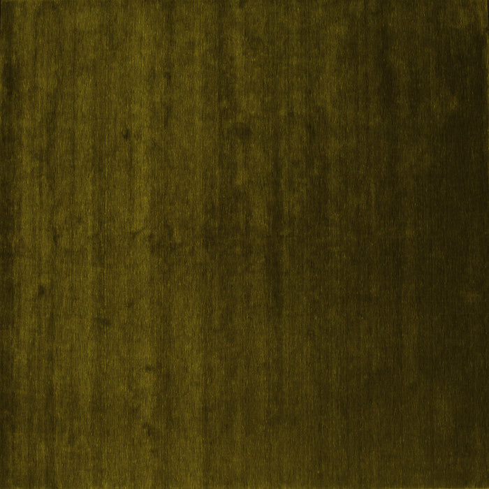 Square Abstract Yellow Contemporary Rug, con67yw