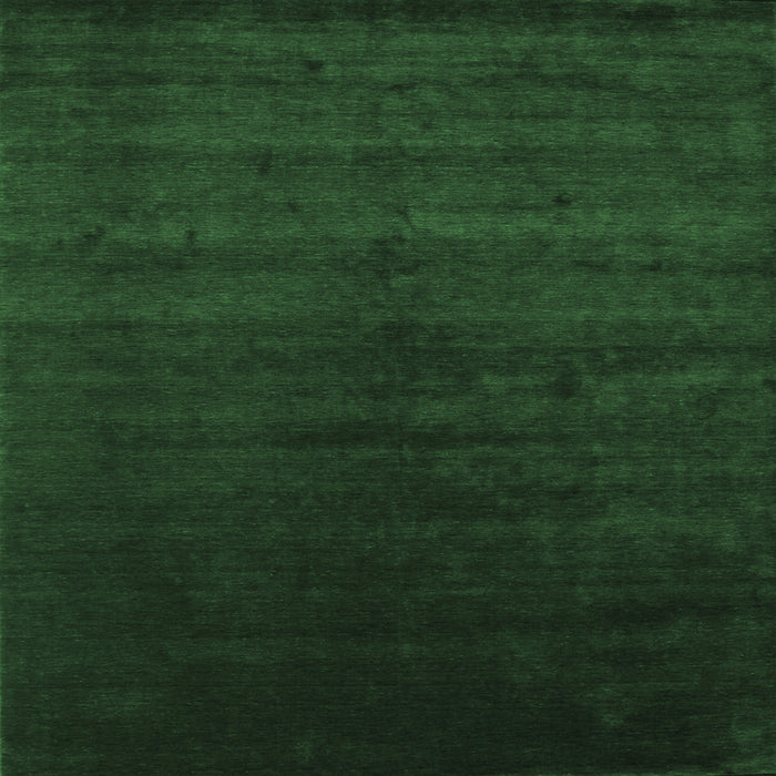 Square Machine Washable Abstract Emerald Green Contemporary Area Rugs, wshcon67emgrn