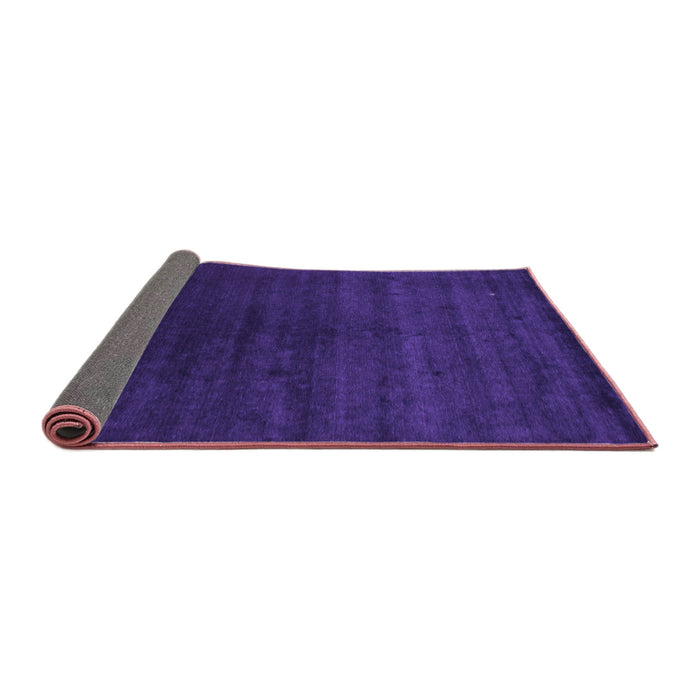 Sideview of Abstract Purple Contemporary Rug, con67pur