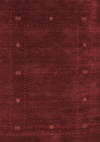 Abstract Red Contemporary Rug, con680red