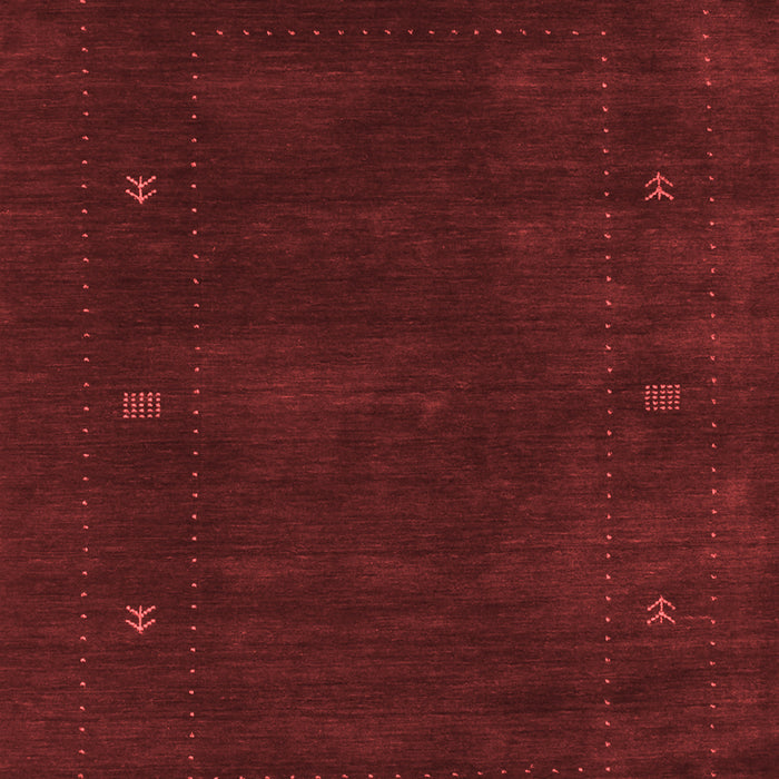 Abstract Red Contemporary Area Rugs