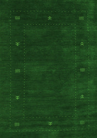 Abstract Green Contemporary Rug, con680grn