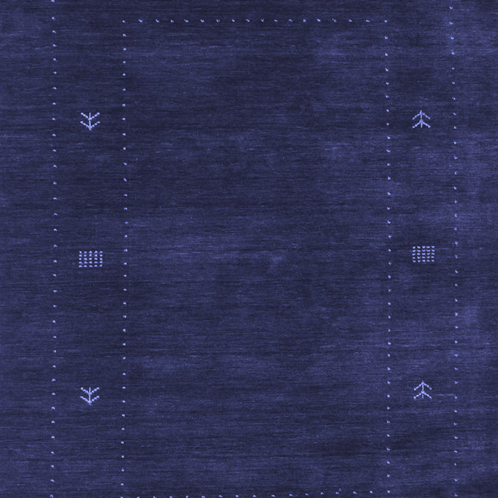 Abstract Blue Contemporary Rug, con680blu