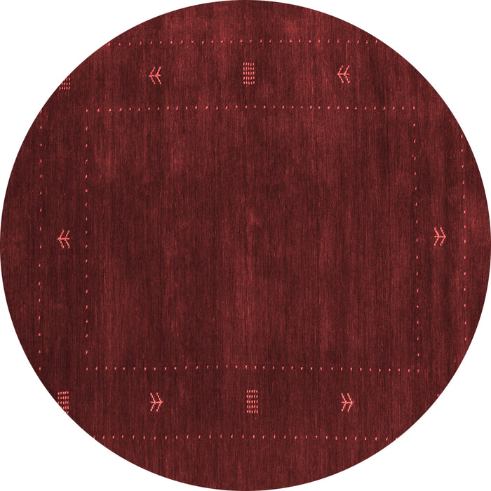 Abstract Red Contemporary Rug, con680red