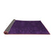 Sideview of Abstract Purple Contemporary Rug, con680pur