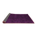 Sideview of Abstract Pink Contemporary Rug, con680pnk