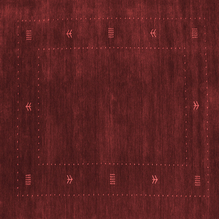 Abstract Red Contemporary Rug, con680red