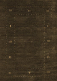 Abstract Brown Contemporary Rug, con680brn