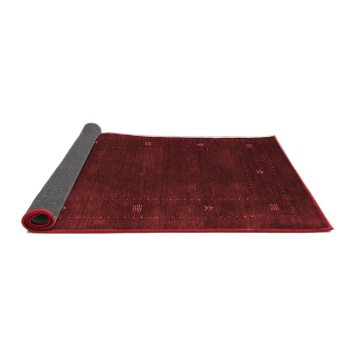 Abstract Red Contemporary Area Rugs