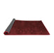 Abstract Red Contemporary Area Rugs