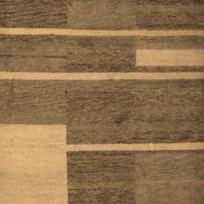 Abstract Brown Contemporary Rug, con681brn