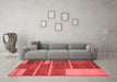 Contemporary Red Washable Rugs