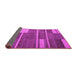 Sideview of Abstract Pink Contemporary Rug, con681pnk