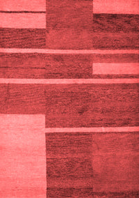 Abstract Red Contemporary Rug, con681red