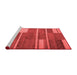 Contemporary Red Washable Rugs