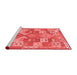 Country Red Washable Rugs