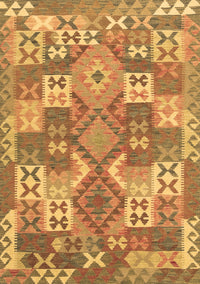 Southwestern Brown Country Rug, con682brn