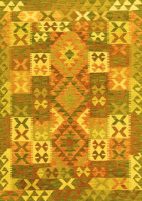 Southwestern Yellow Country Rug, con682yw