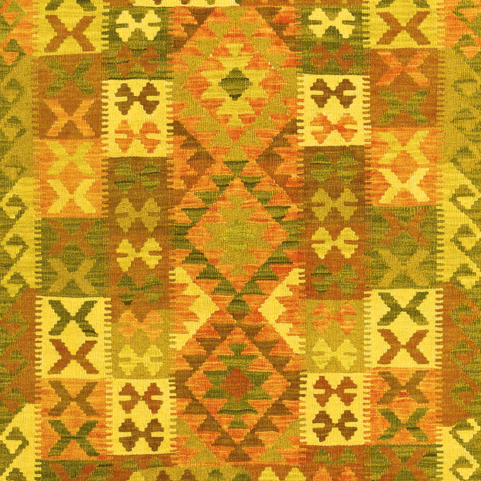 Southwestern Yellow Country Rug, con682yw