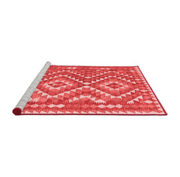 Country Red Washable Rugs