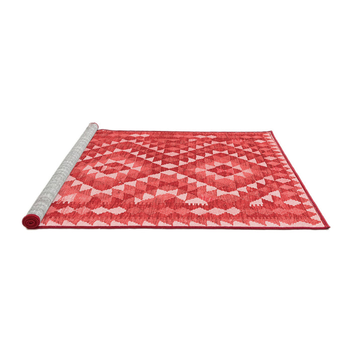 Country Red Washable Rugs