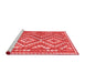 Country Red Washable Rugs