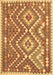 Southwestern Brown Country Rug, con683brn